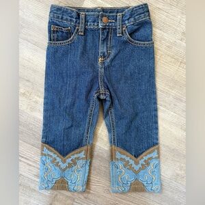 Wrangler Baby / Toddler Sz 24 Months Jeans Embroidery
